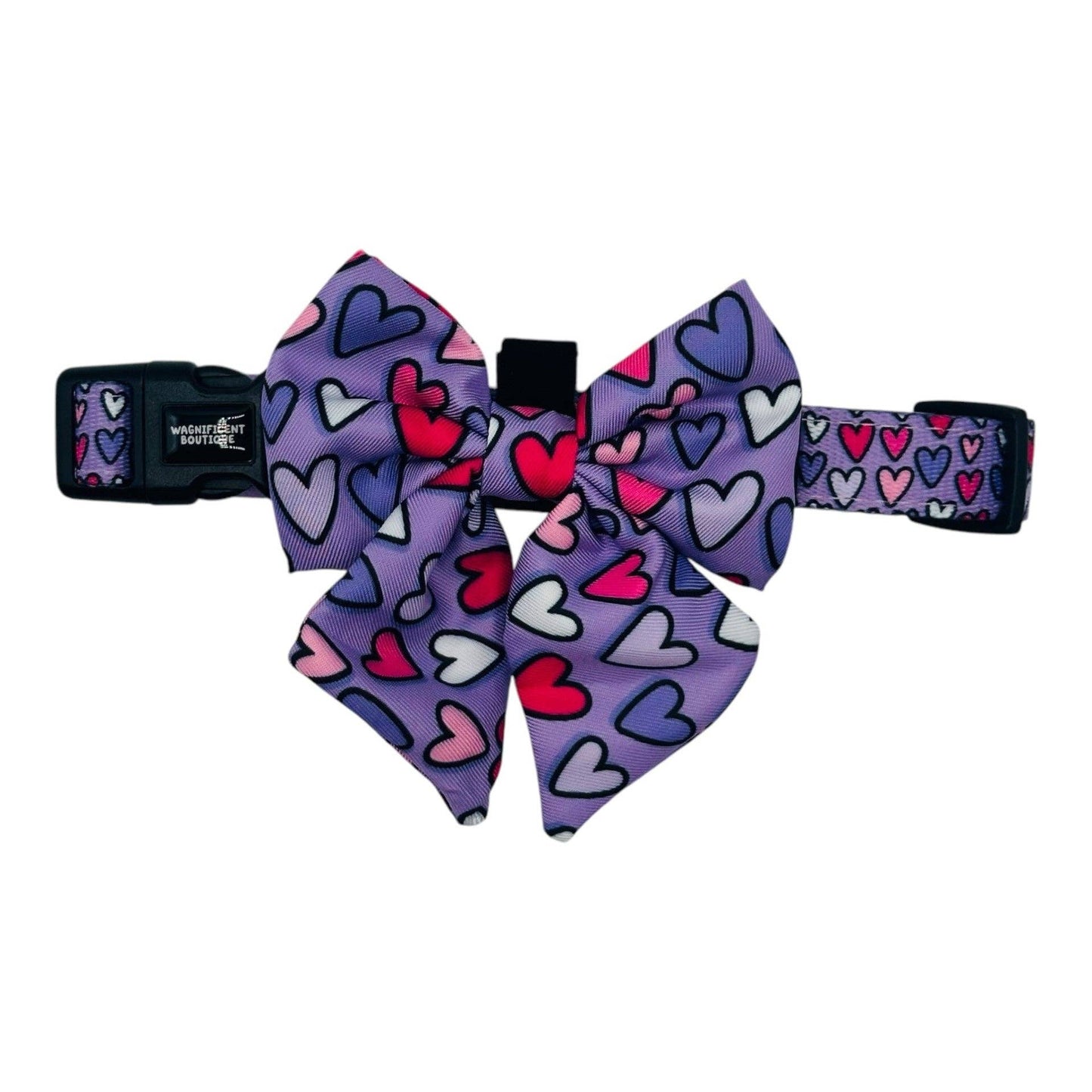 Woof Hearts Sailor Bow