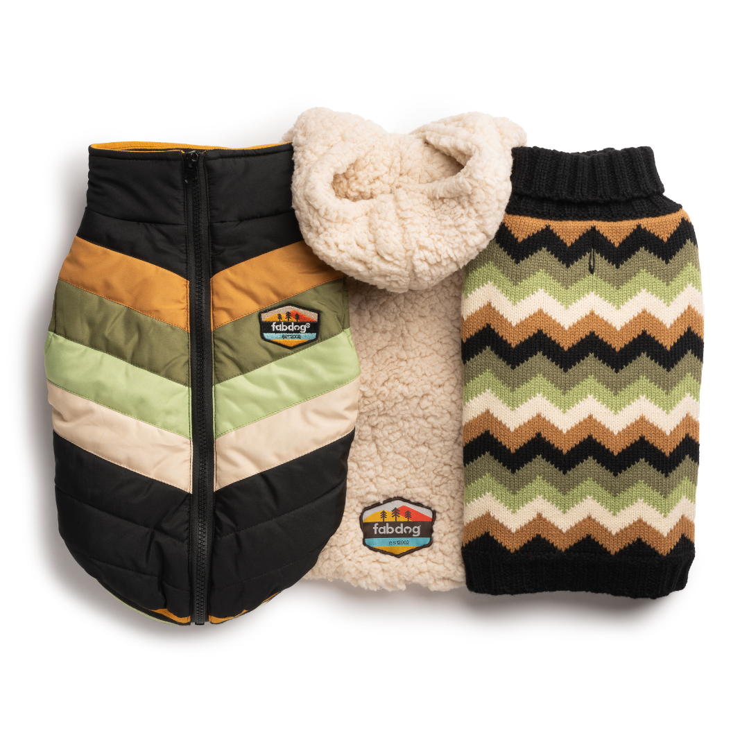 Black Chevron Dog Vest