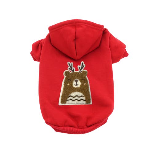 Cuddle Antler Bear Hoodie - Assorted Colors