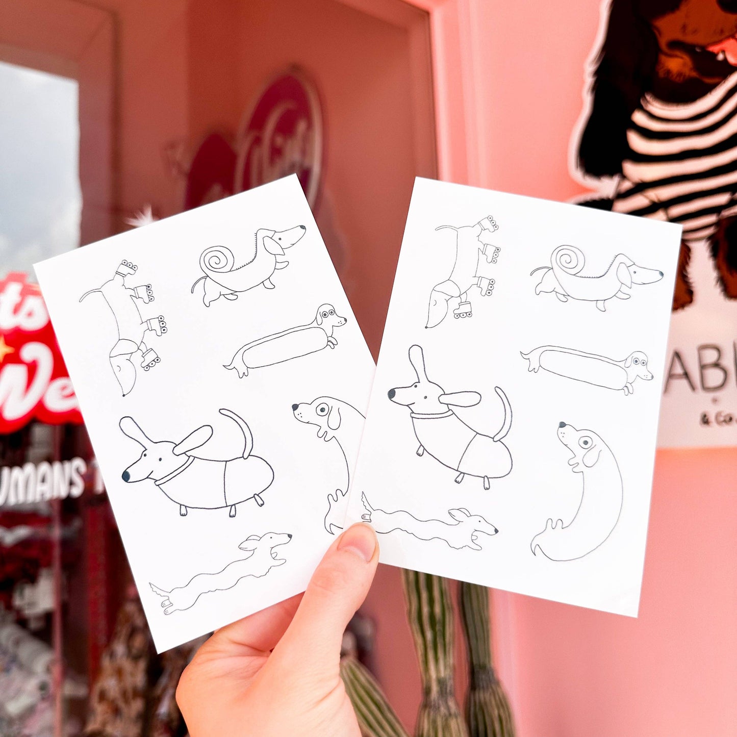 Temporary Tattoos - Weenie Dogs