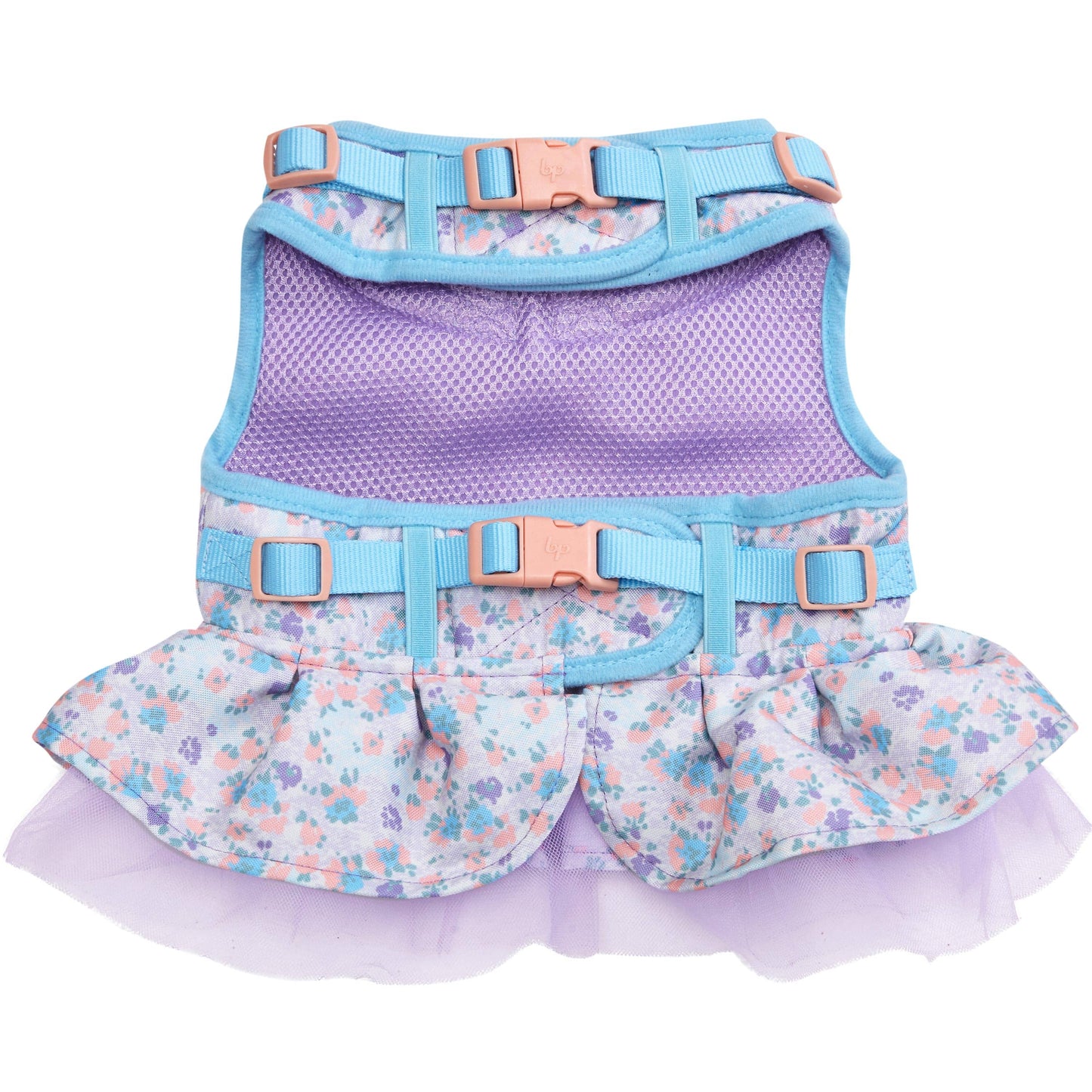 Floral Print Dog Harness Dress