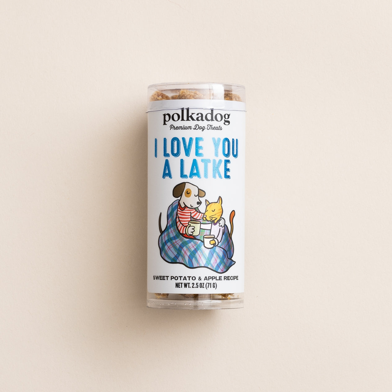 Holiday Mini Tube I Love You A Latke - Dog Treats