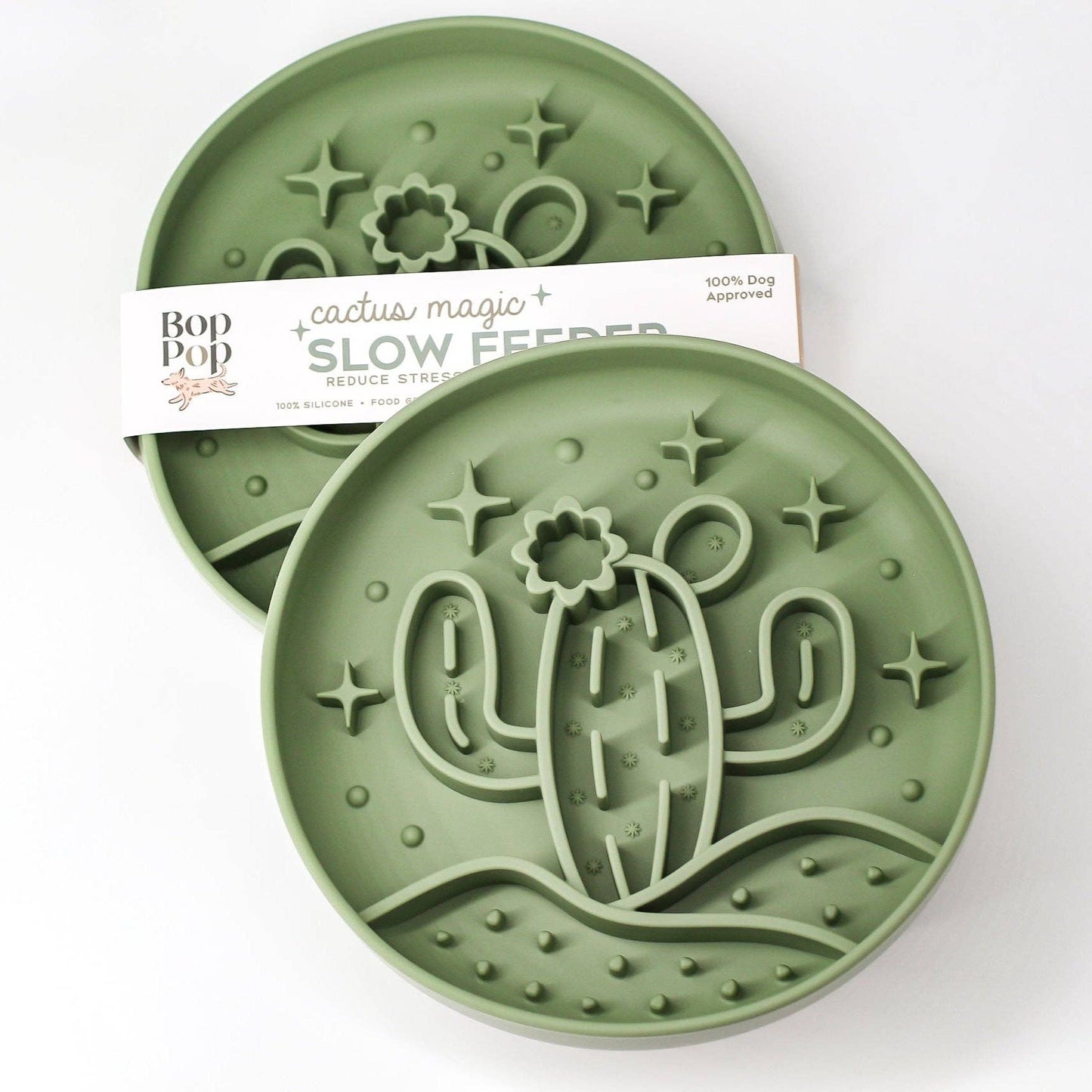Slow Feeder + Activity Bowl Cactus Magic - Assorted Colors