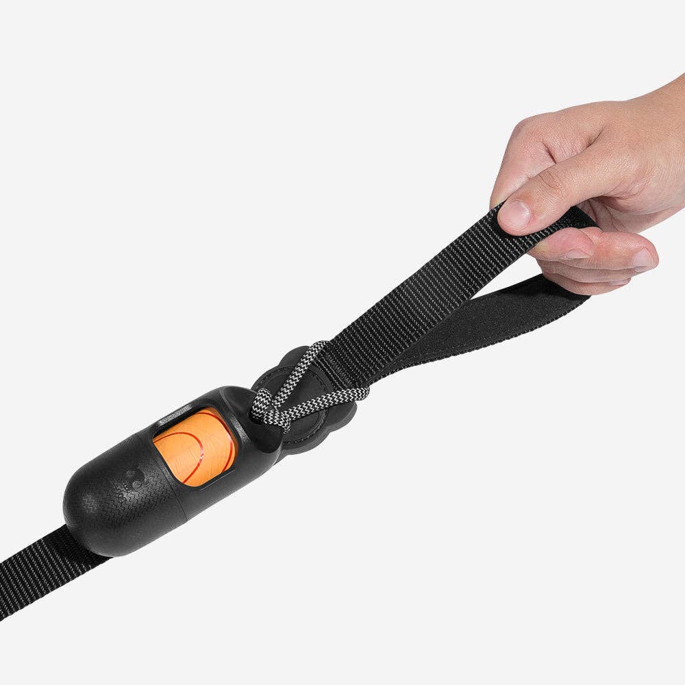 Black - Poop Bag Dispenser With Compostable Bags