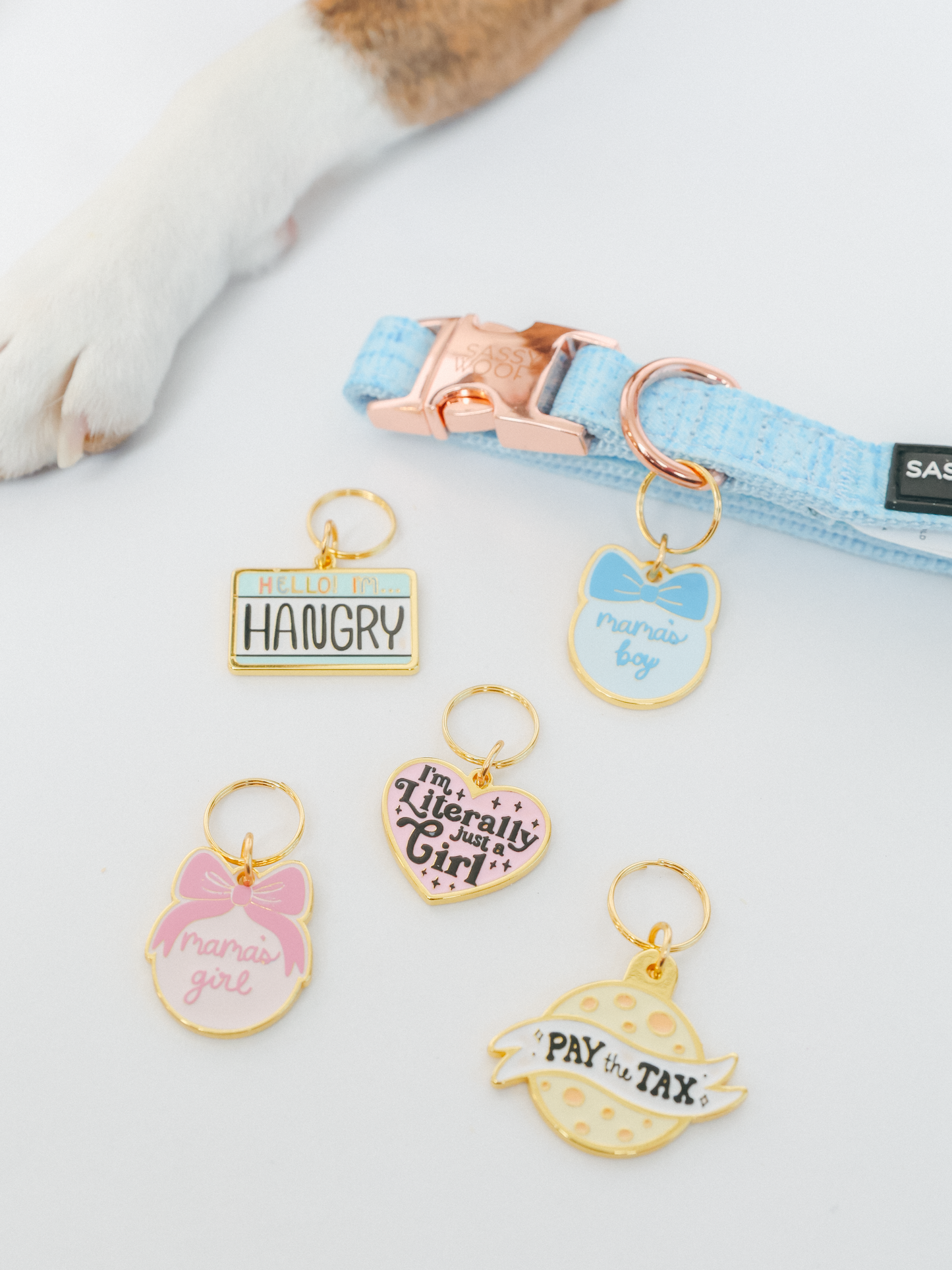 Mama's Boy Collar Charm