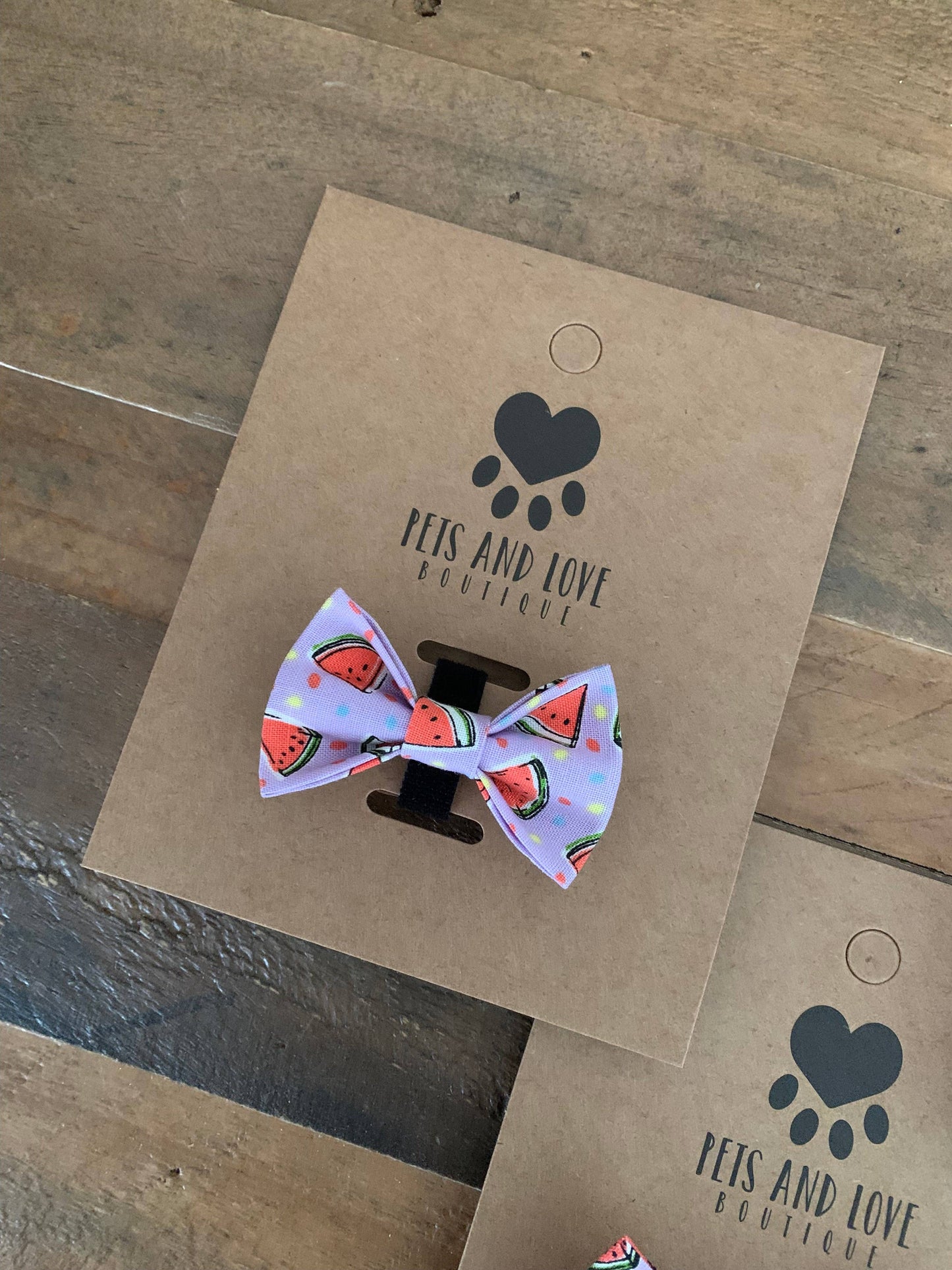 Watermelon Slices Dog Bow