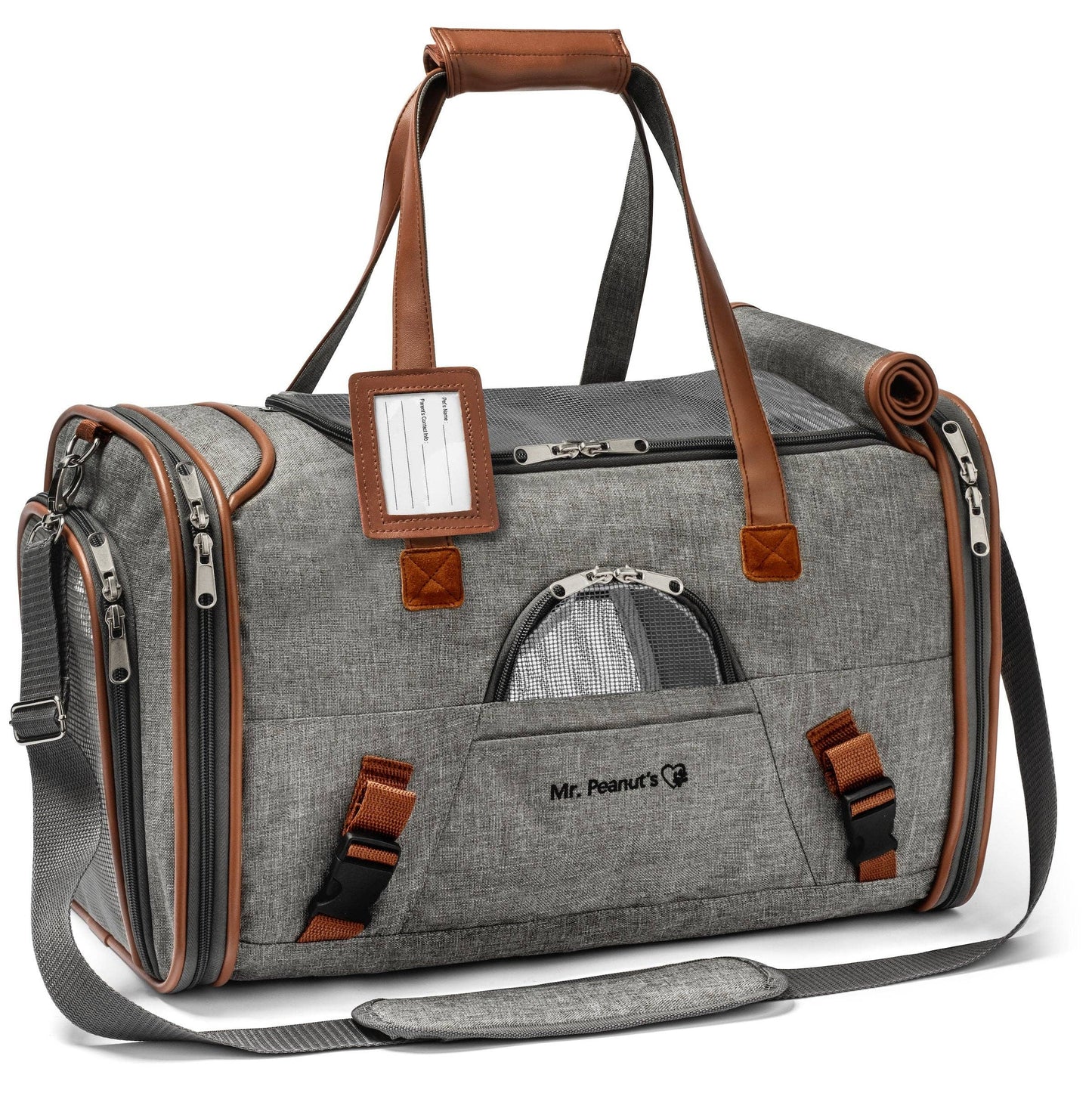 Mr. Peanut's Gold Series Airline Capable Pet Carrier - Deja Blue