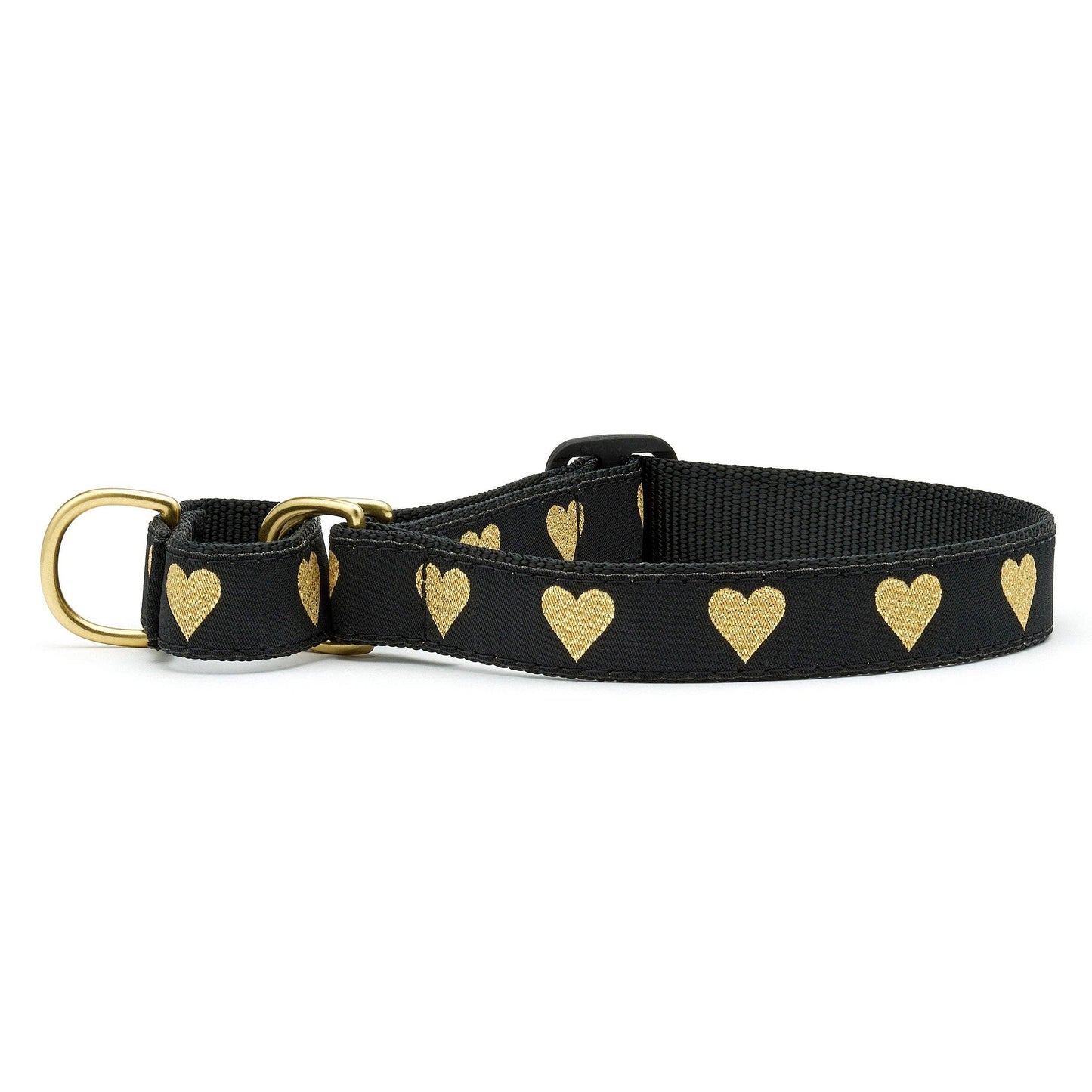 Collar para perros con diseño martingala Heart of Gold: mediano/ancho