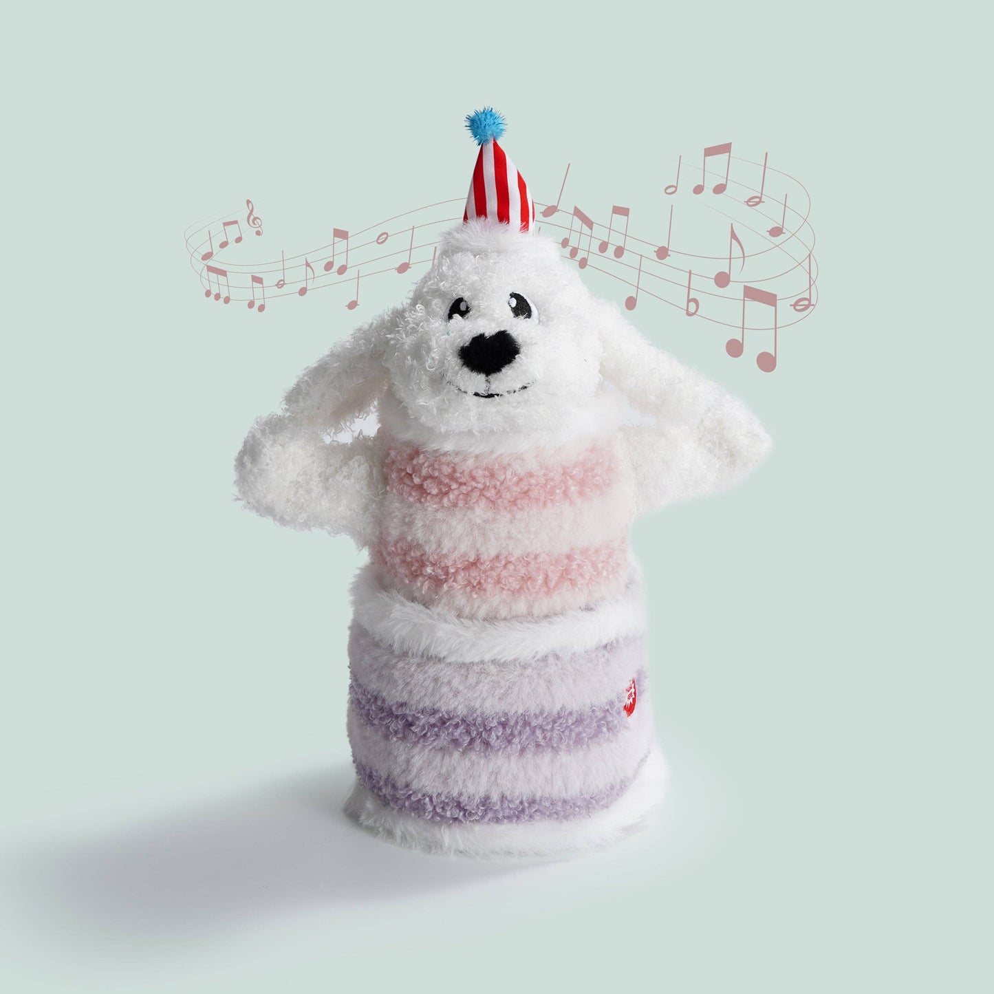 Fuzzwoof Singing and Dancing Birthday Cake Dog Toy: Dancing Teddy