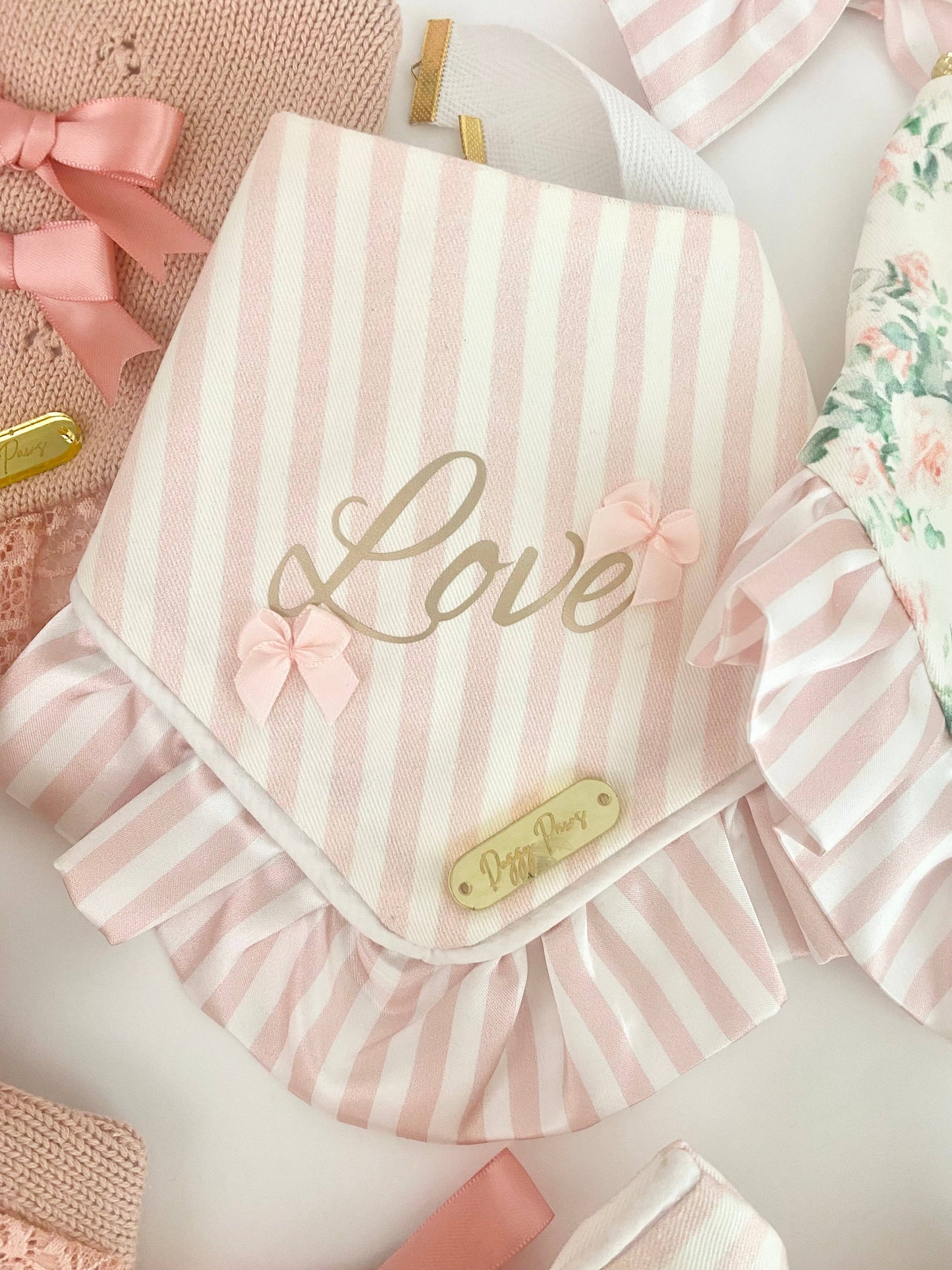 Ballerina with Ruffle - Valentine’s Dog Bandana