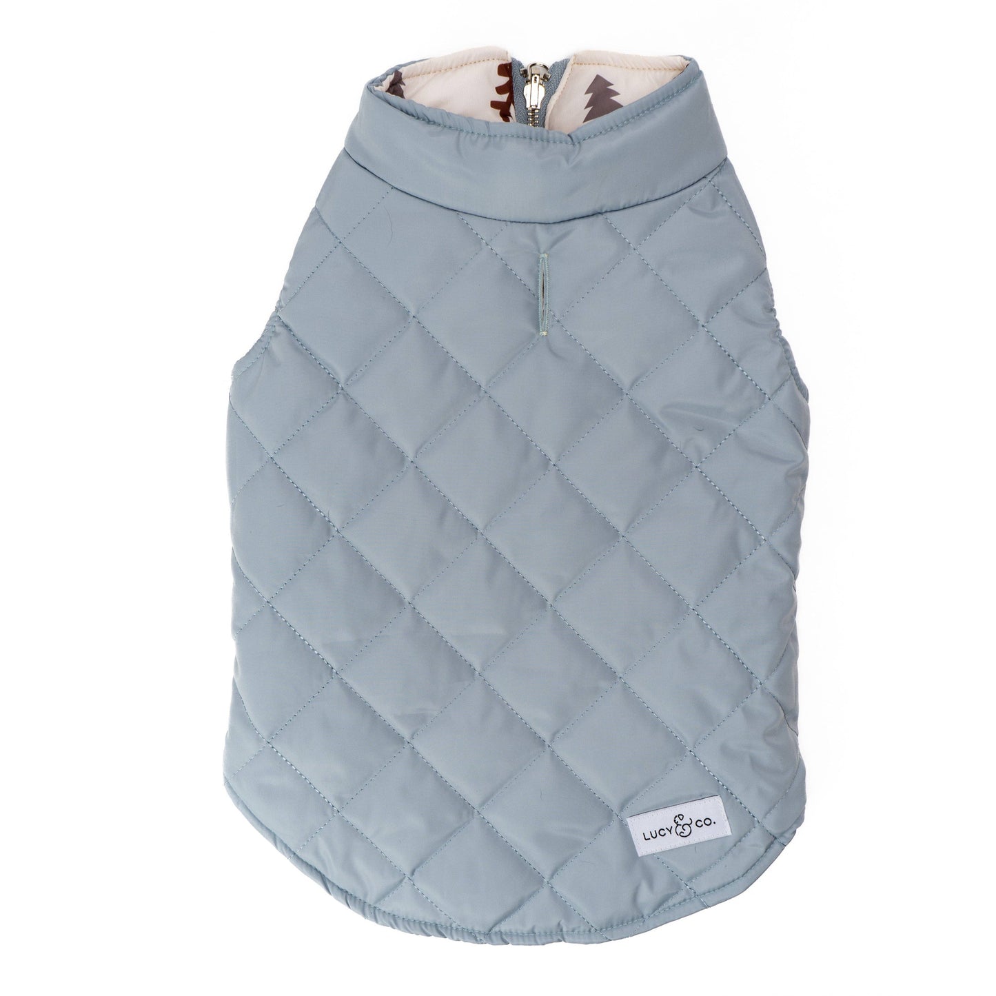 The Flurried Forest Reversible Puffer Vest