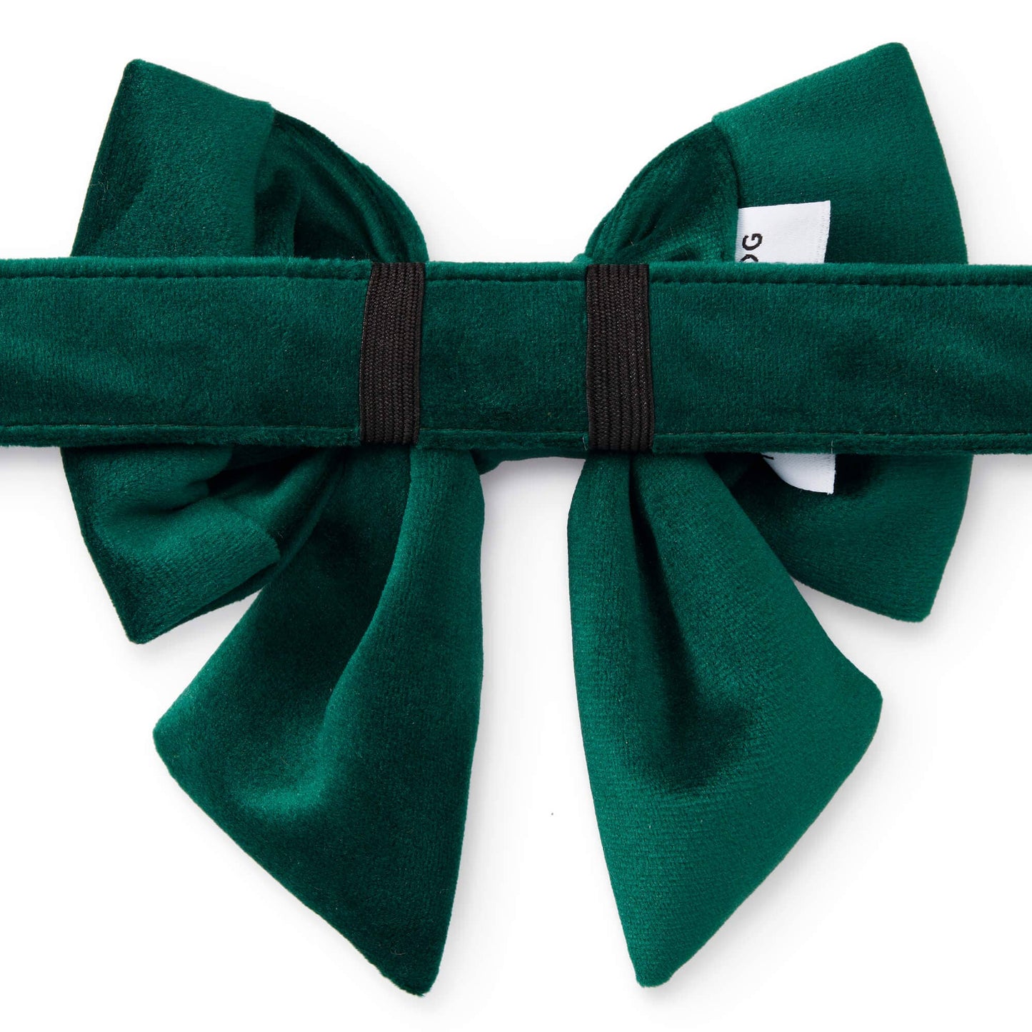 Forest Green Velvet St. Patrick's Day Lady Dog Bow