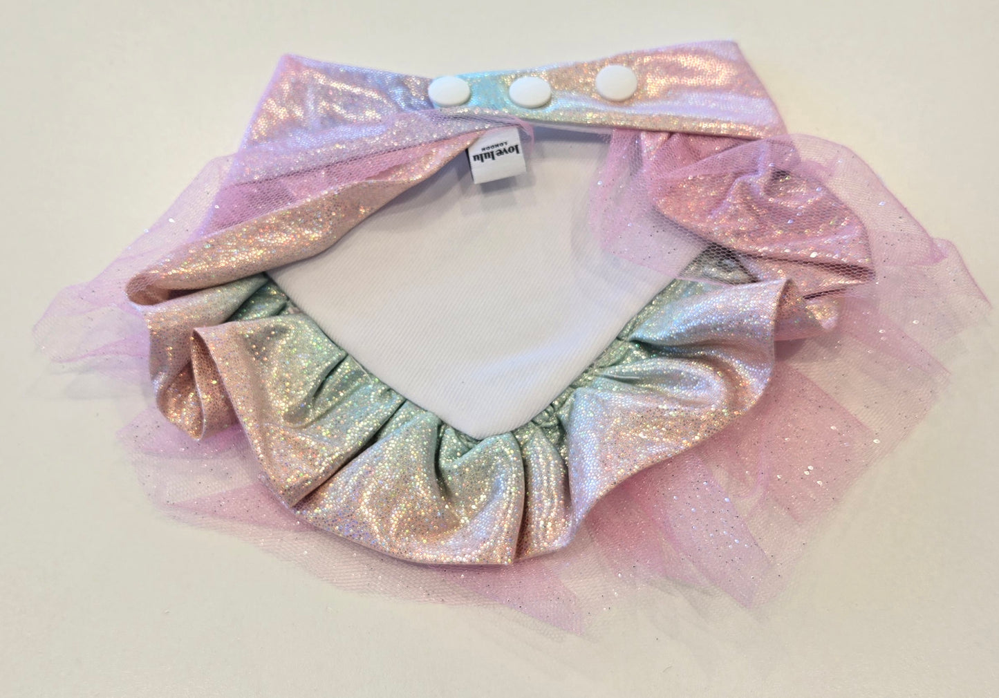 Unicorn 1st Birthday Frill Dog Bandana