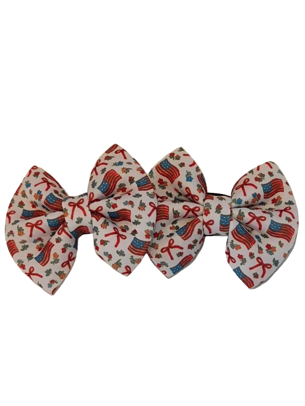 Ribbon and Flag Double Bows