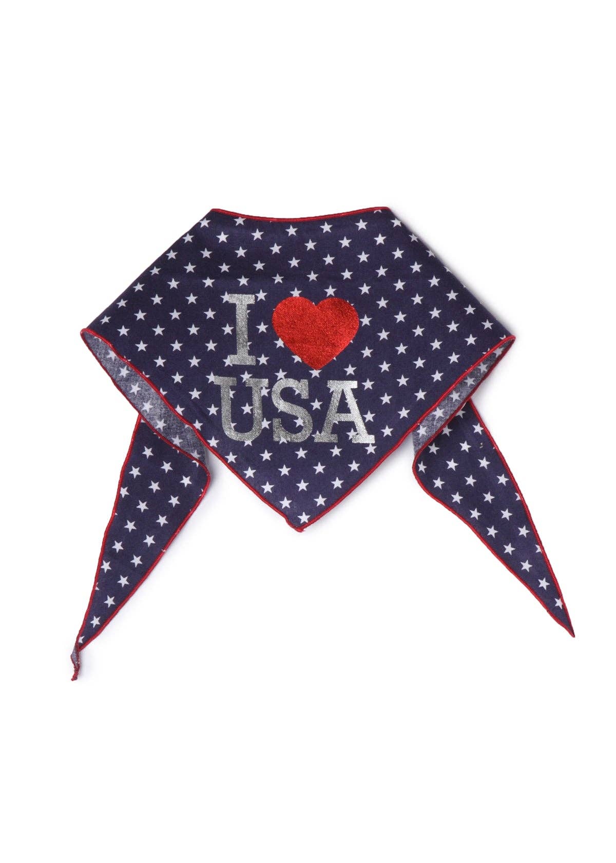 I Heart USA Bandana