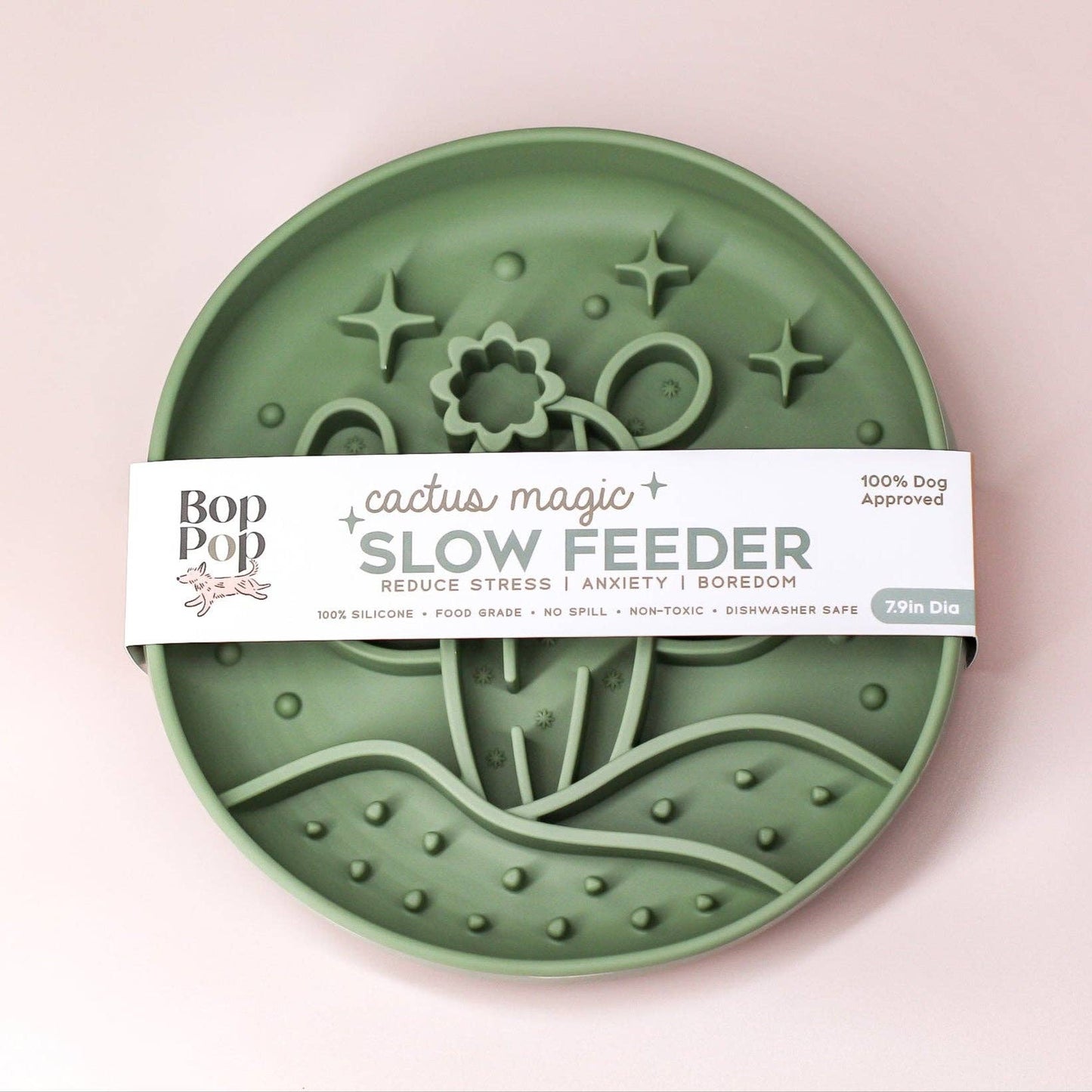 Slow Feeder + Activity Bowl Cactus Magic - Assorted Colors