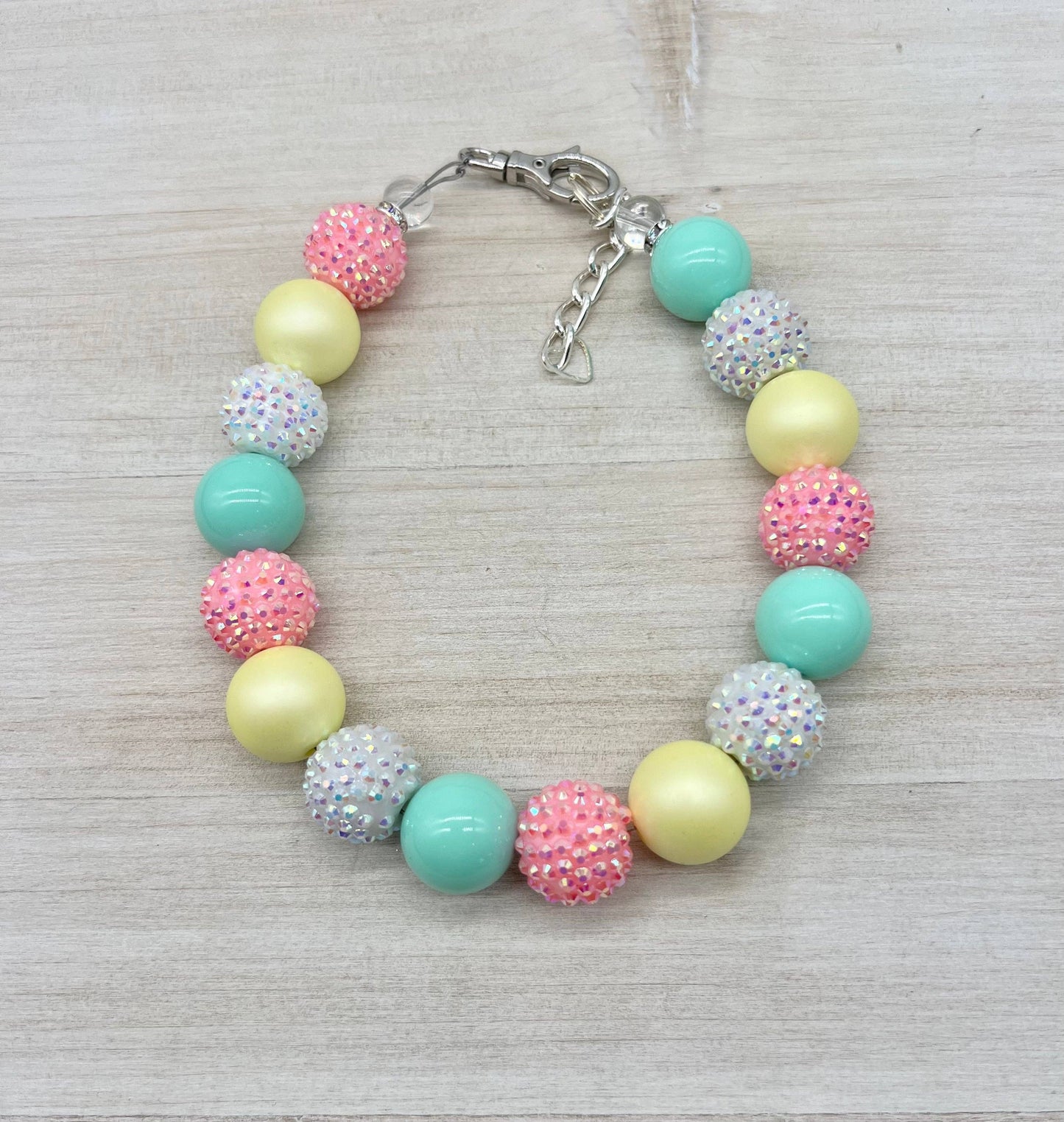 Spring Fling Rhinestone Dog Necklace