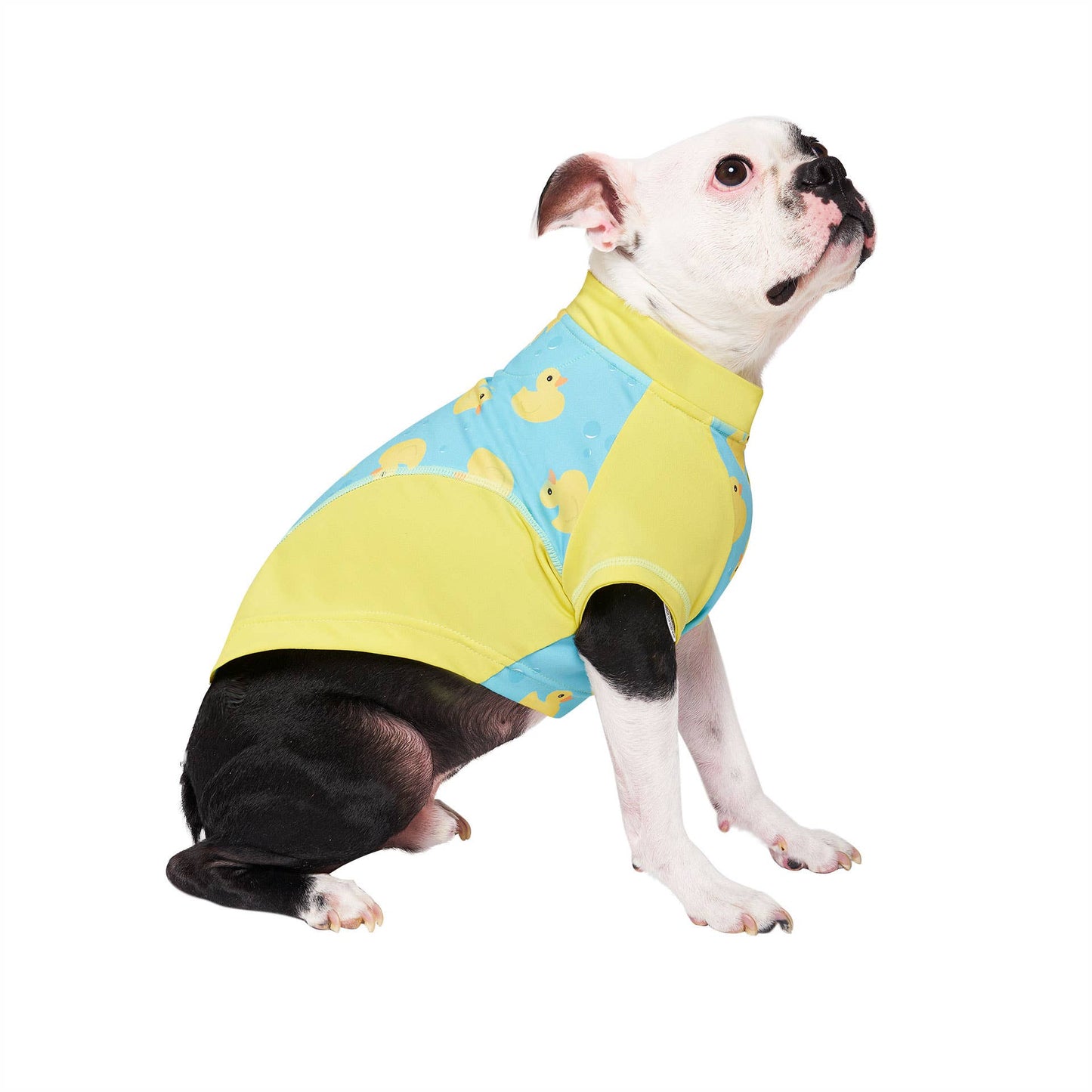 Sun Shield Dog T-Shirt - Rubber Ducks