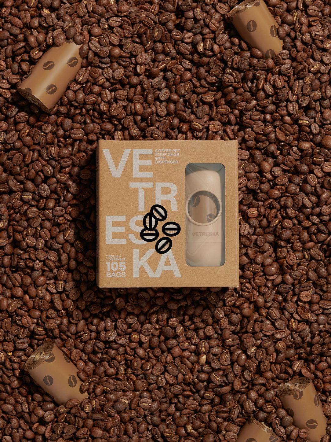 Dog Poop Bag Set & Dispenser - Assorted Styles