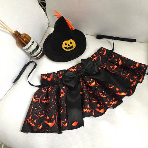 Halloweek - Conjunto de sombrero y capa para perro de Halloween