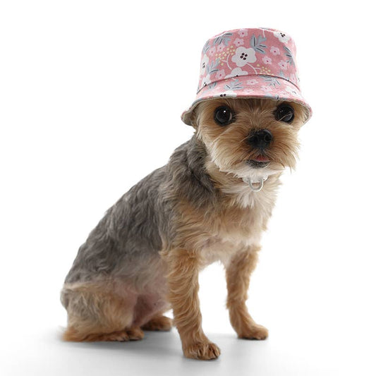 Dog Bucket Hat Sweet Floral
