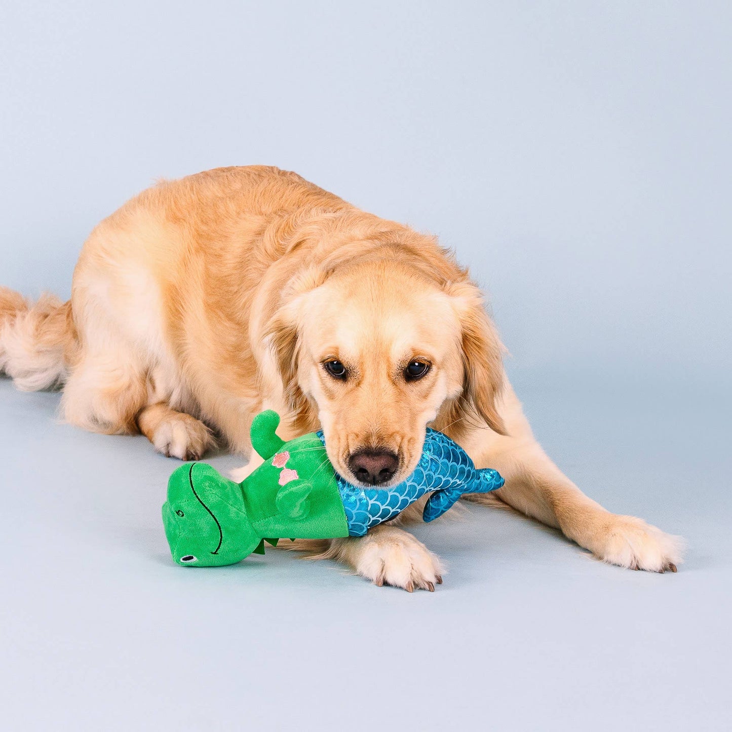 Mermaid Rex Plush Dog Toy