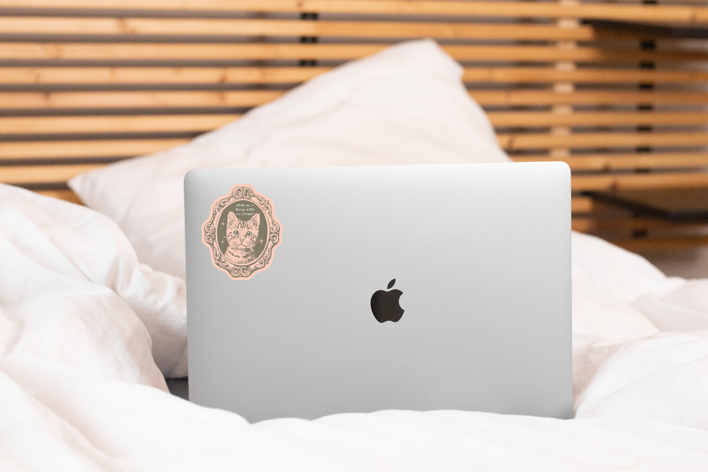 What Am I Doing With My Lives Sticker