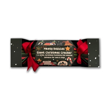 Giant Christmas Cracker 3 Bubbles Gift Pack