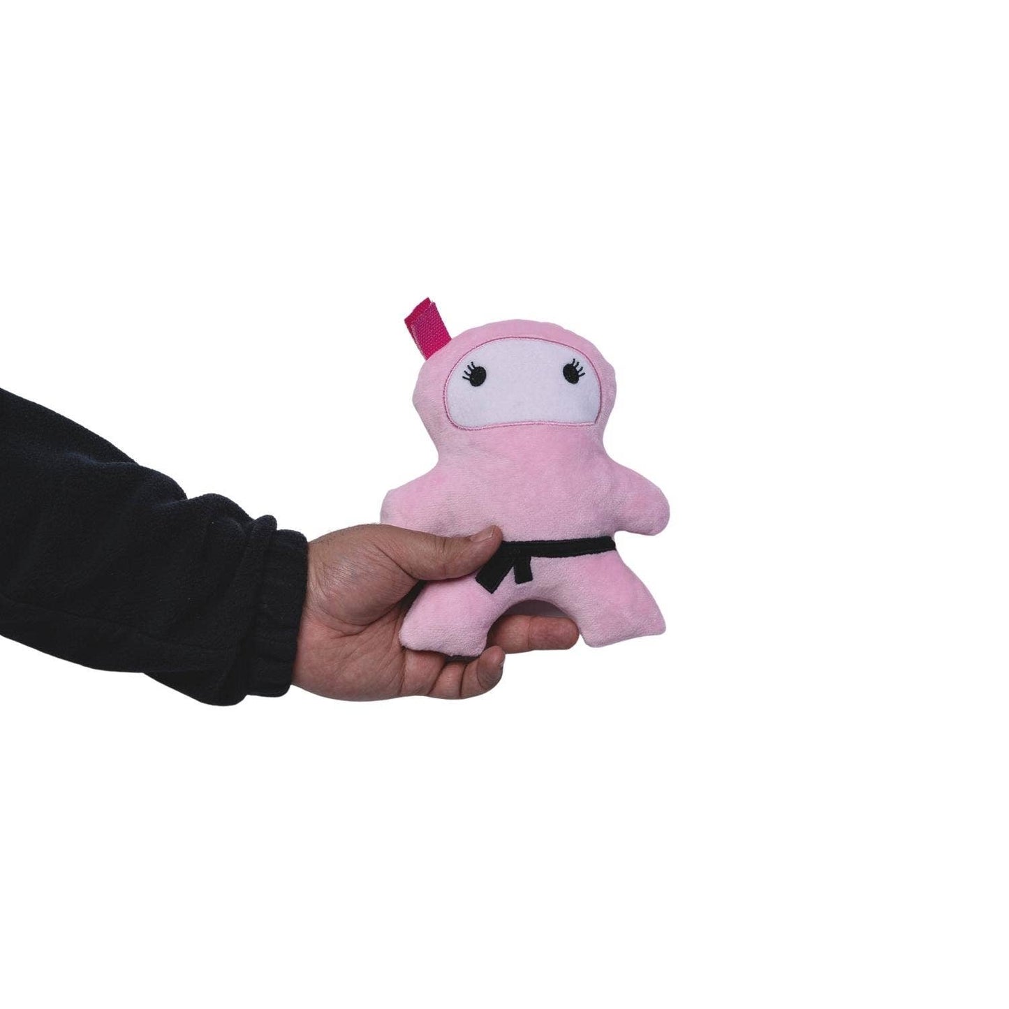 Ninja Pink and Black Plush Dog Toy Gift Set- 2 piece