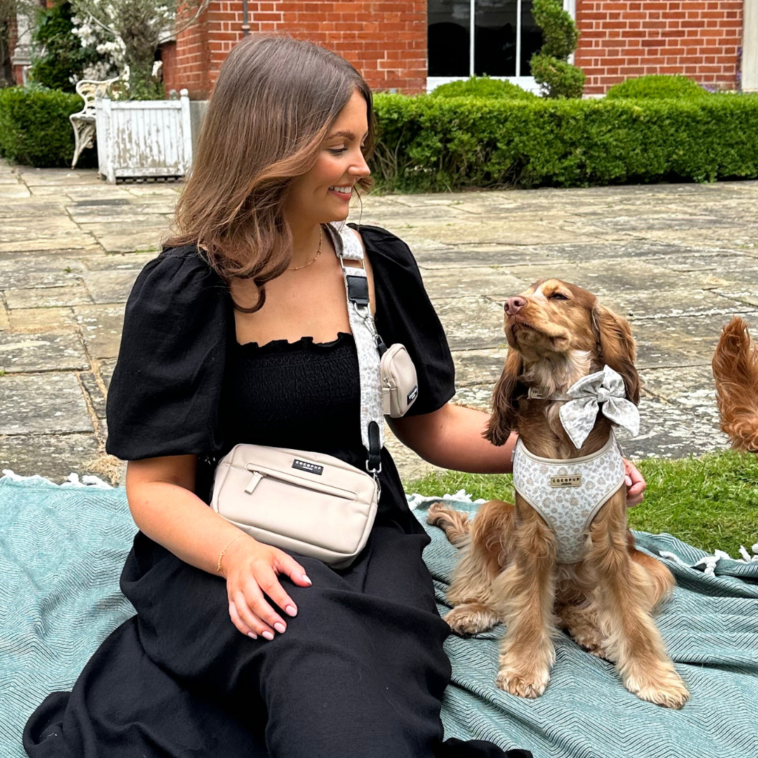Luxe Adjustable Neck Harness - Garden Meadow