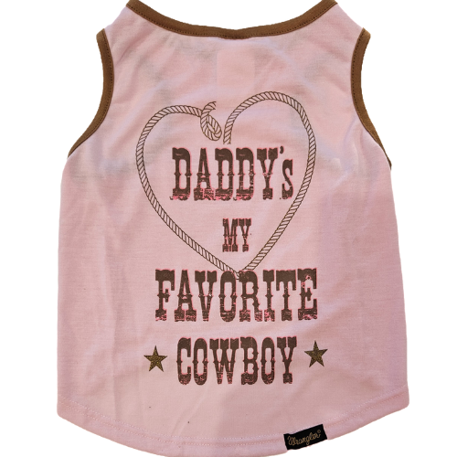 Wrangler Daddy's My Fav Dog Tank