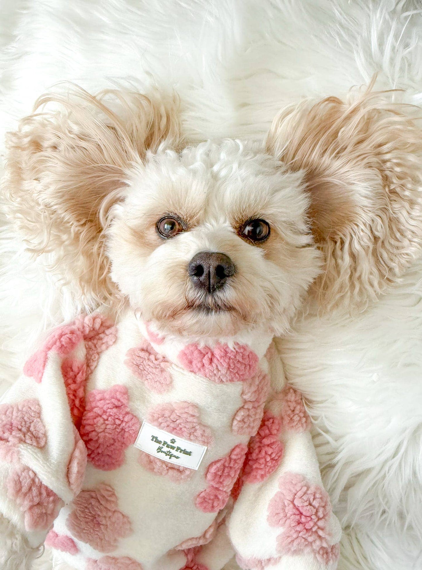 The Peony Pink Floral Fleece