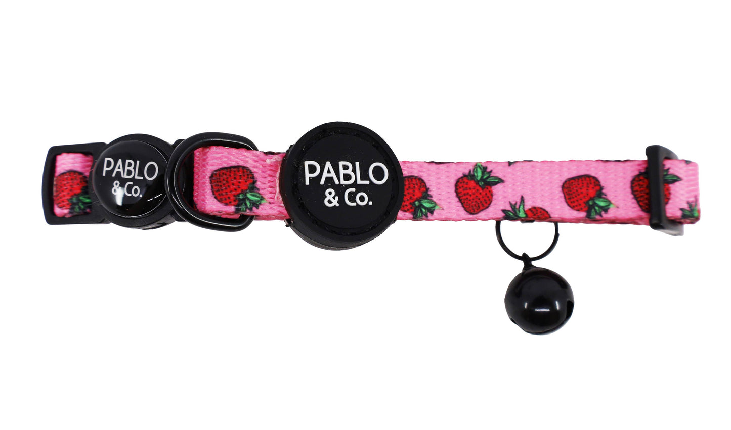 Strawberries Cat Collar