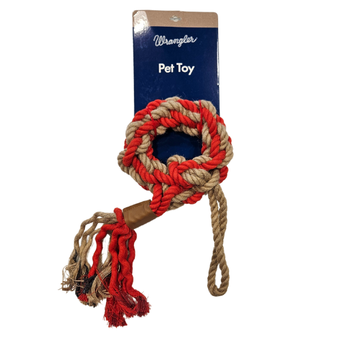 Wrangler Coiled Rope Dog Toy