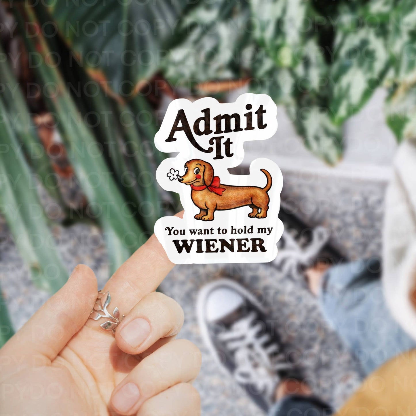 Admit It Wiener Sticker