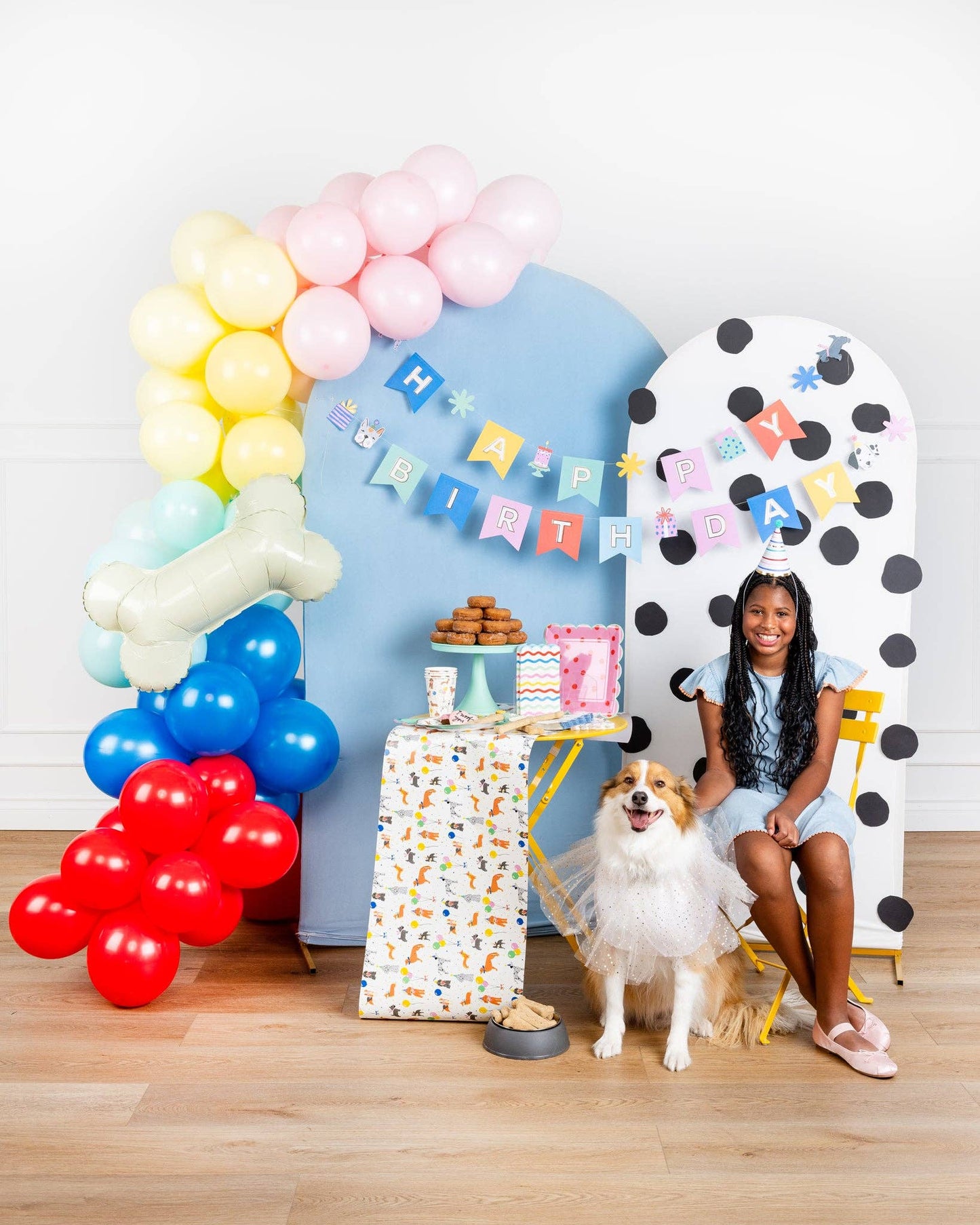 Happy Birthday Dog Banner