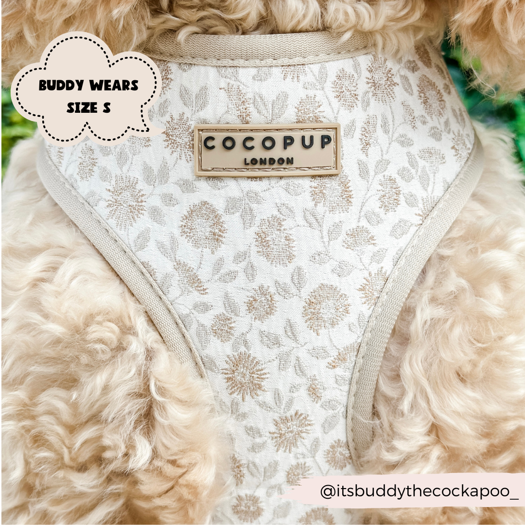 Luxe Adjustable Neck Harness - Garden Meadow