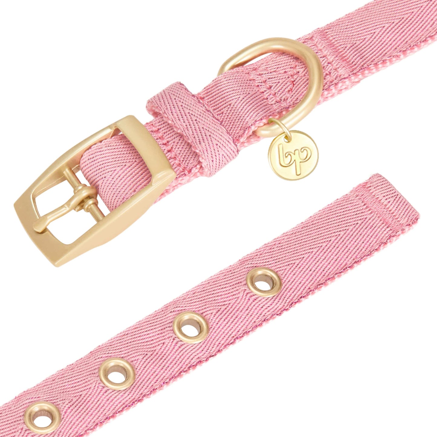 Designer Dog Collar - Tinsel Pink