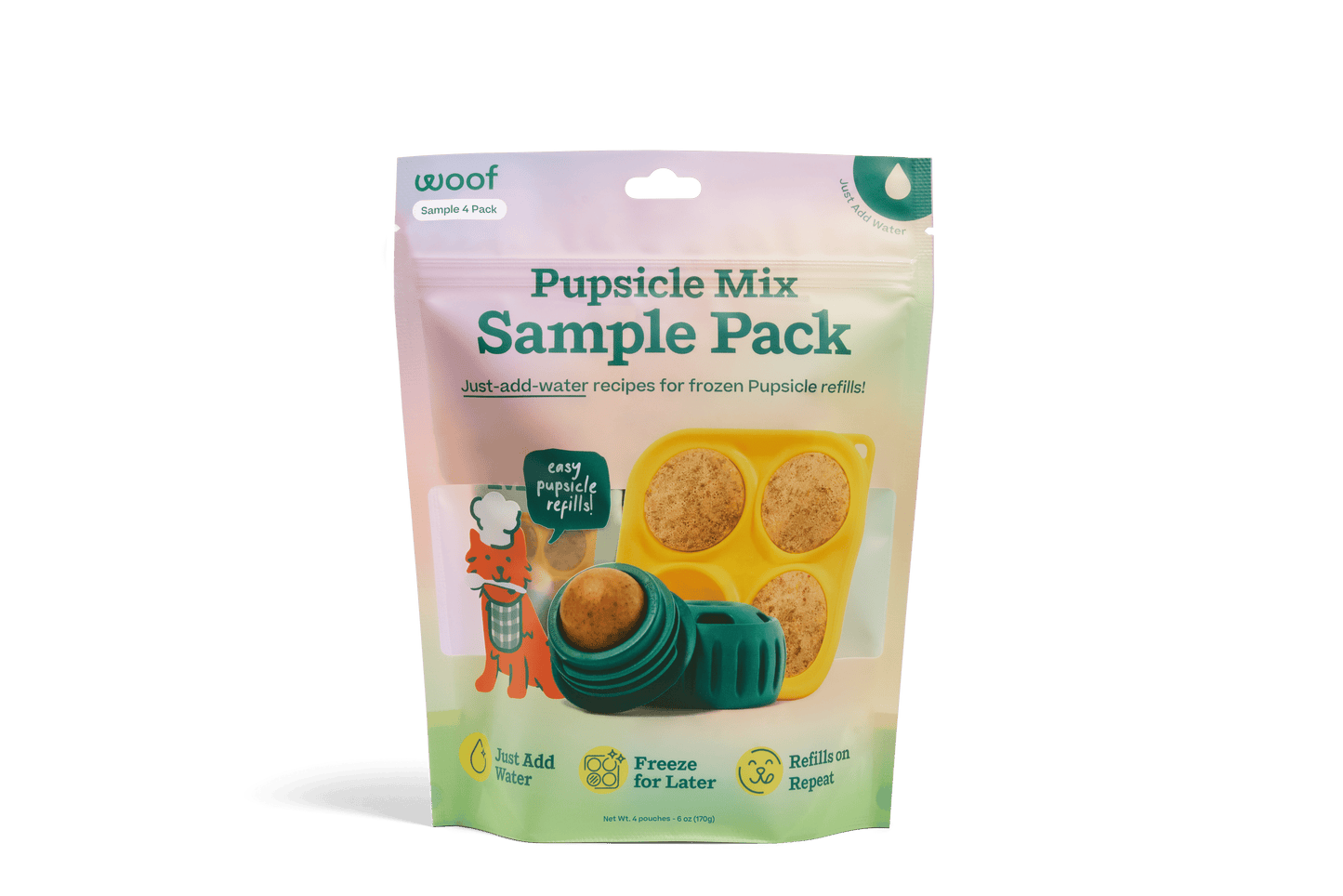 Pupsicle Treat Mix - 4 Pack Sampler: 4 Pack Sampler