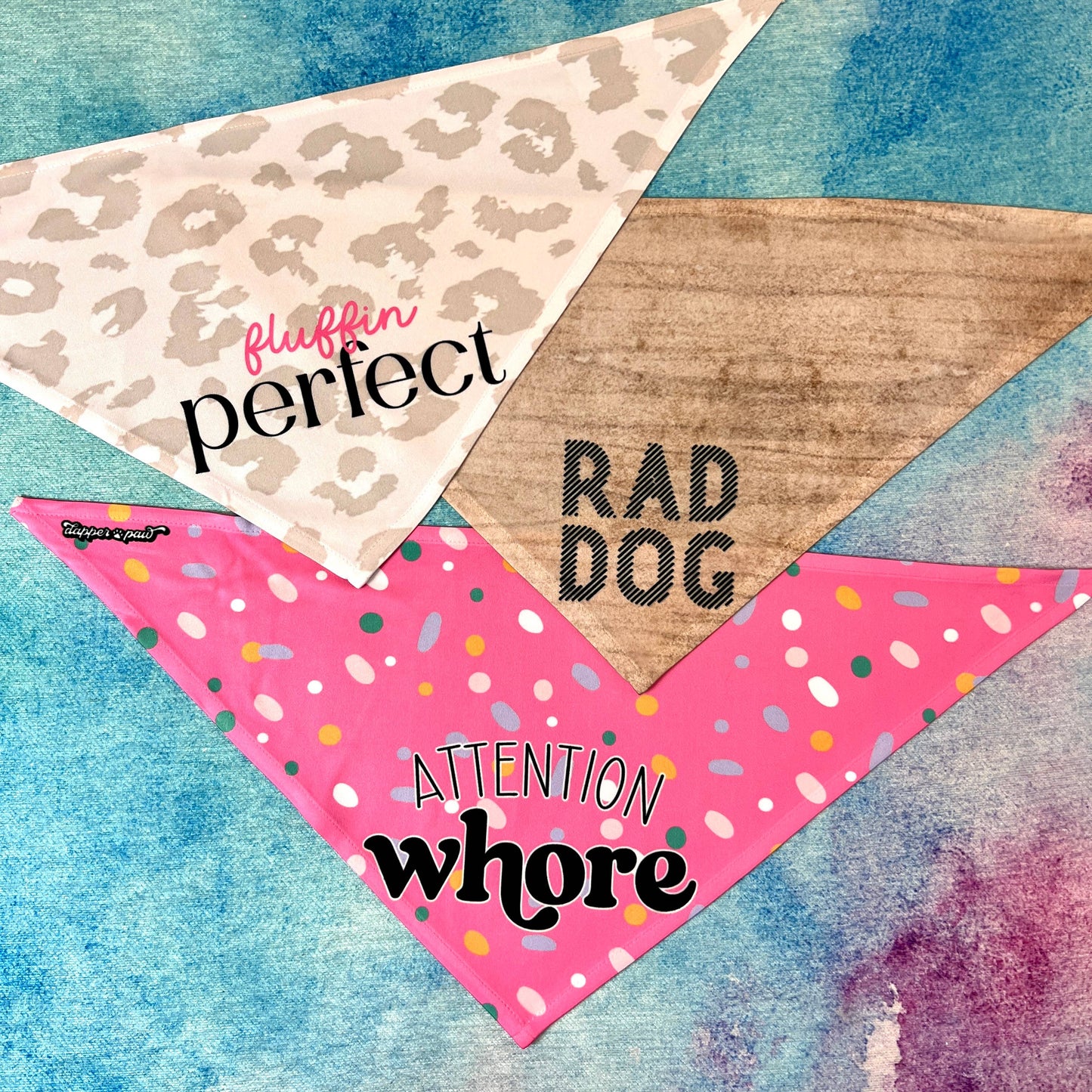 Fluffin' Perfect Dog Bandana