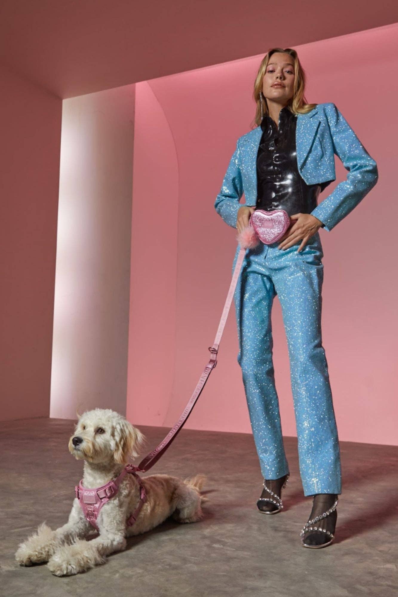Christian Cowan x maxbone Glitz Walk Set for Dogs