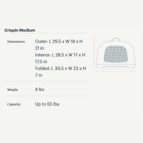 Tavo Crispin - Impact-Tested Pet Travel Crate