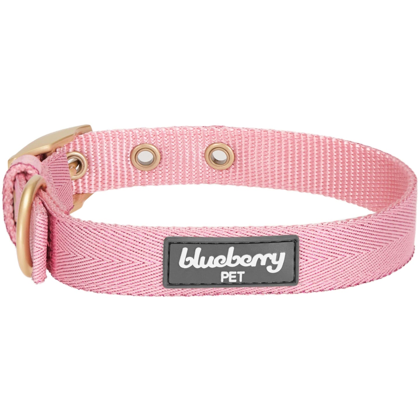 Designer Dog Collar - Tinsel Pink