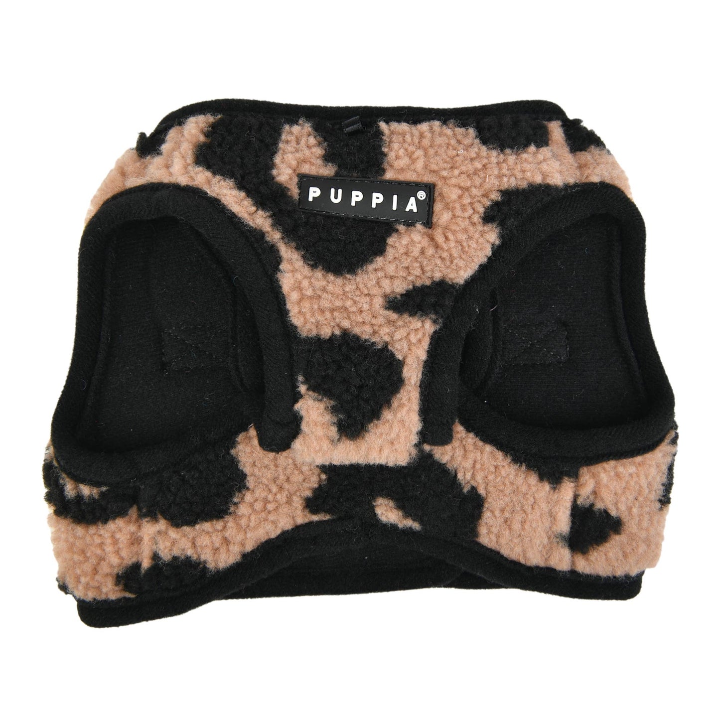 Serval Vest Dog Harness Step-In Leopard Print - Beige