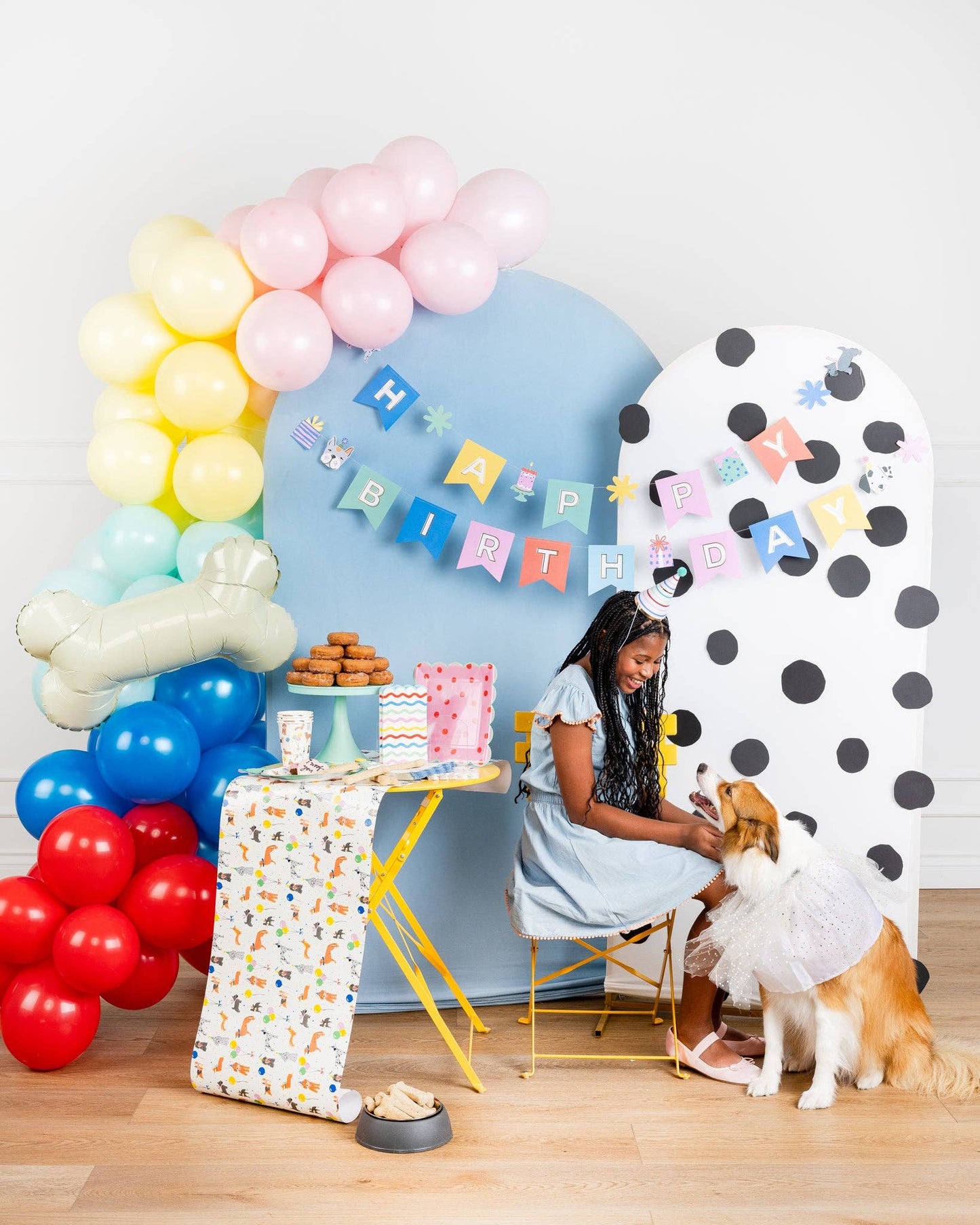 Happy Birthday Dog Banner