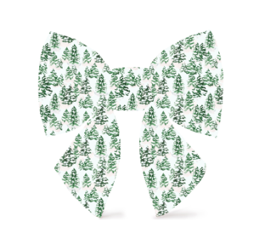 Lazo para perro de la marca Gray Malin x TFD Snowy Pines