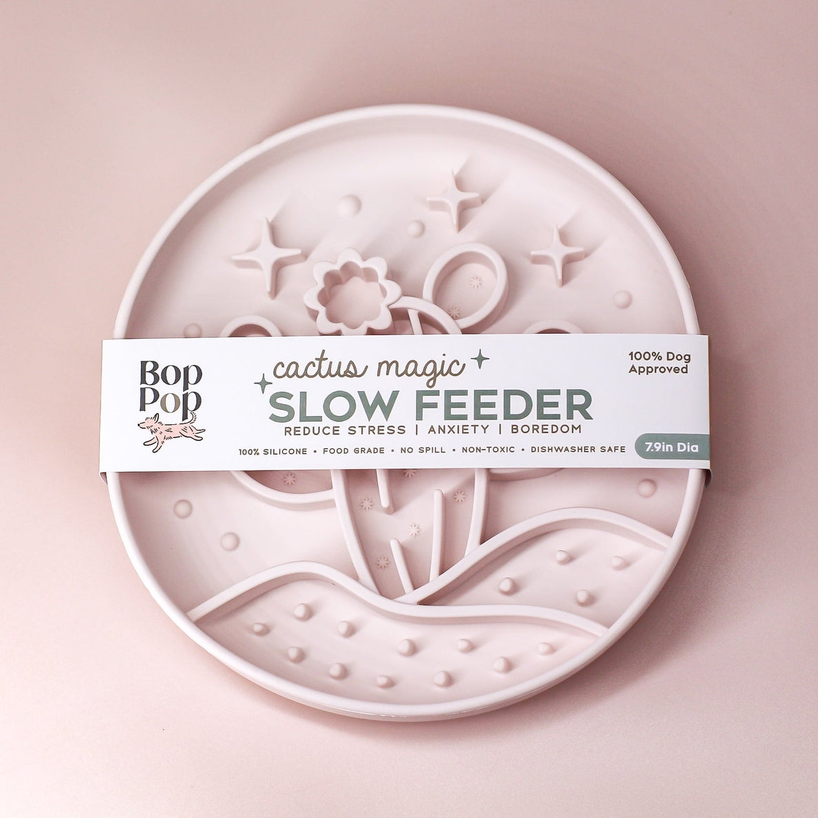 Slow Feeder + Activity Bowl Cactus Magic - Assorted Colors
