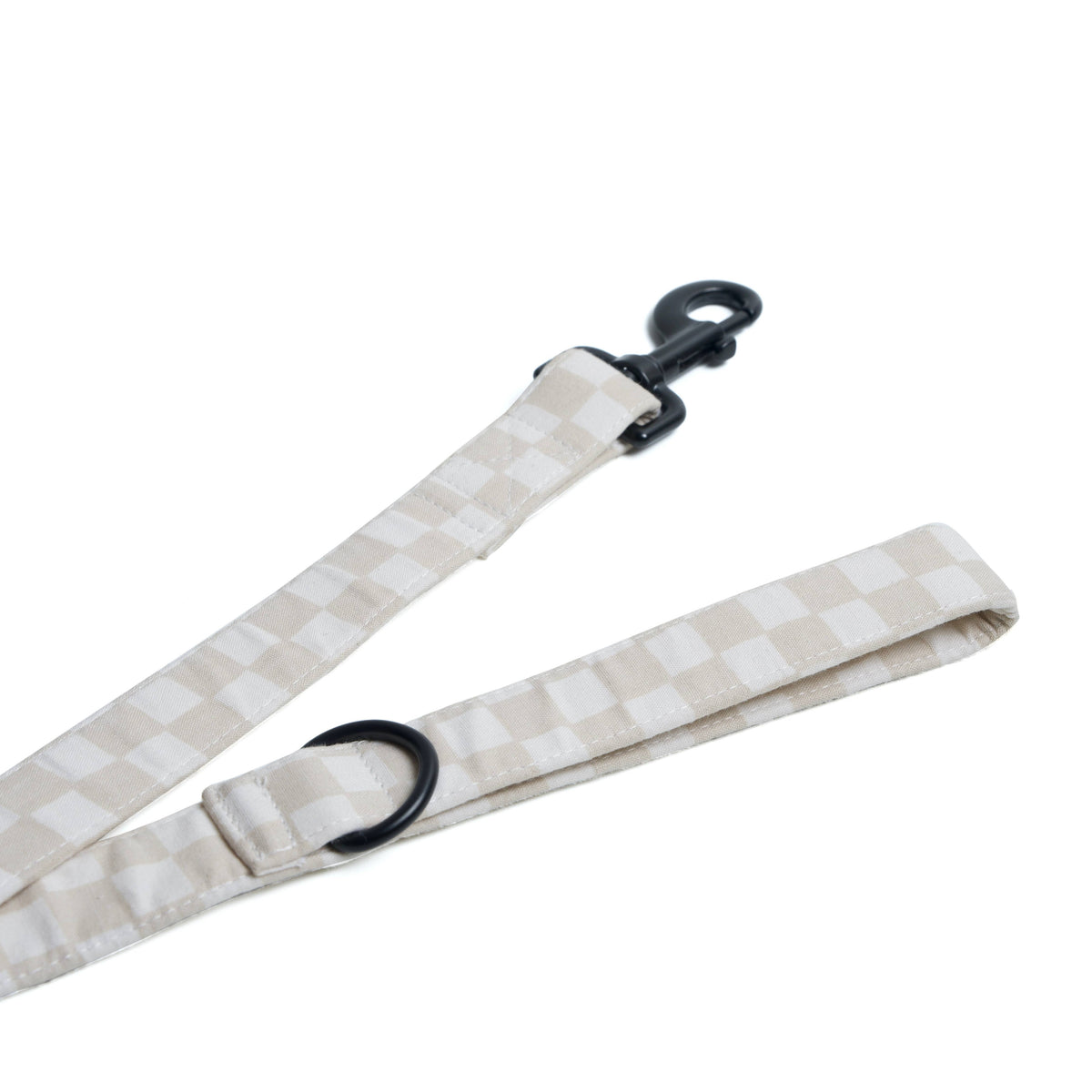 Beige Checkers Dog Leash