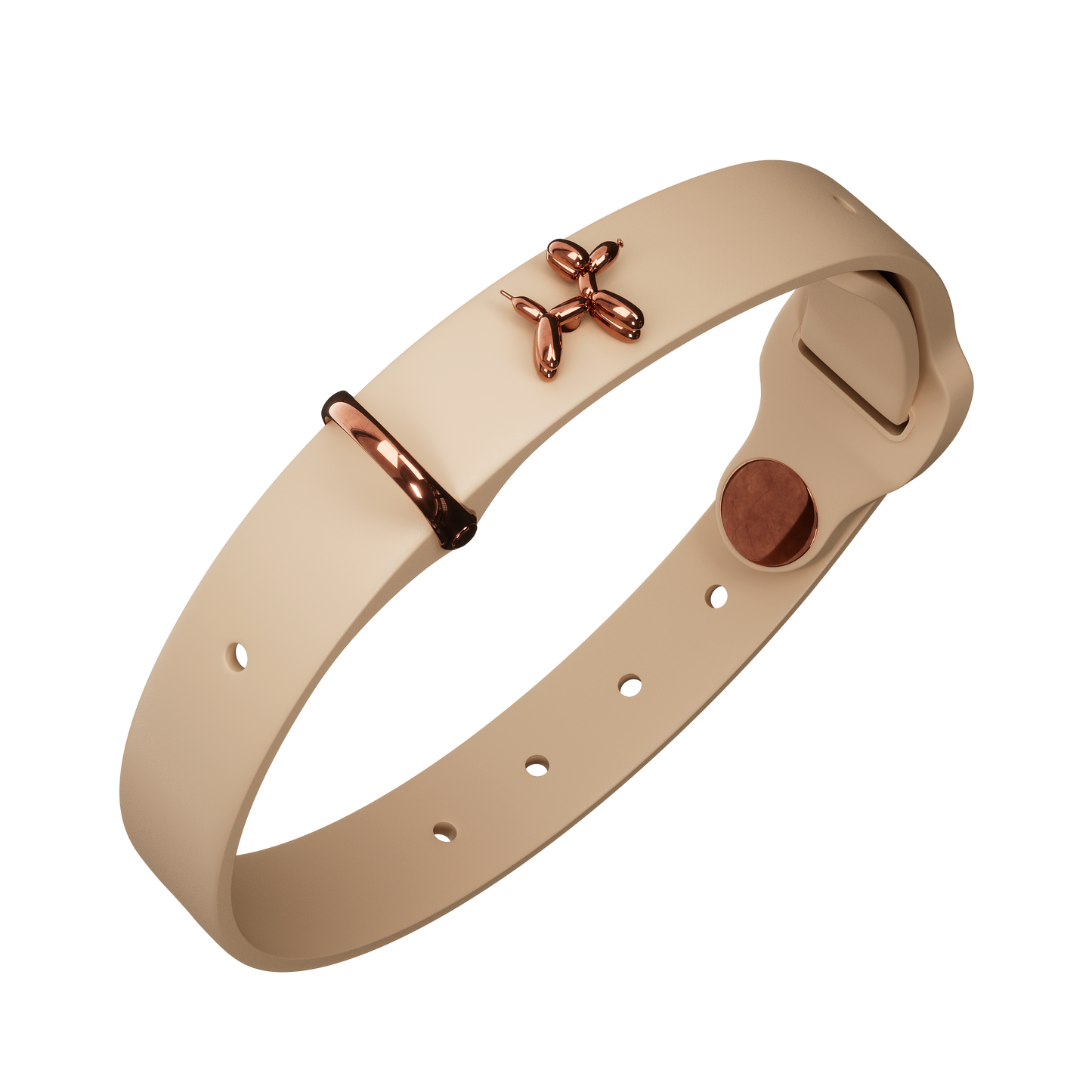 SANDDOG DOG COLLAR - BEIGE