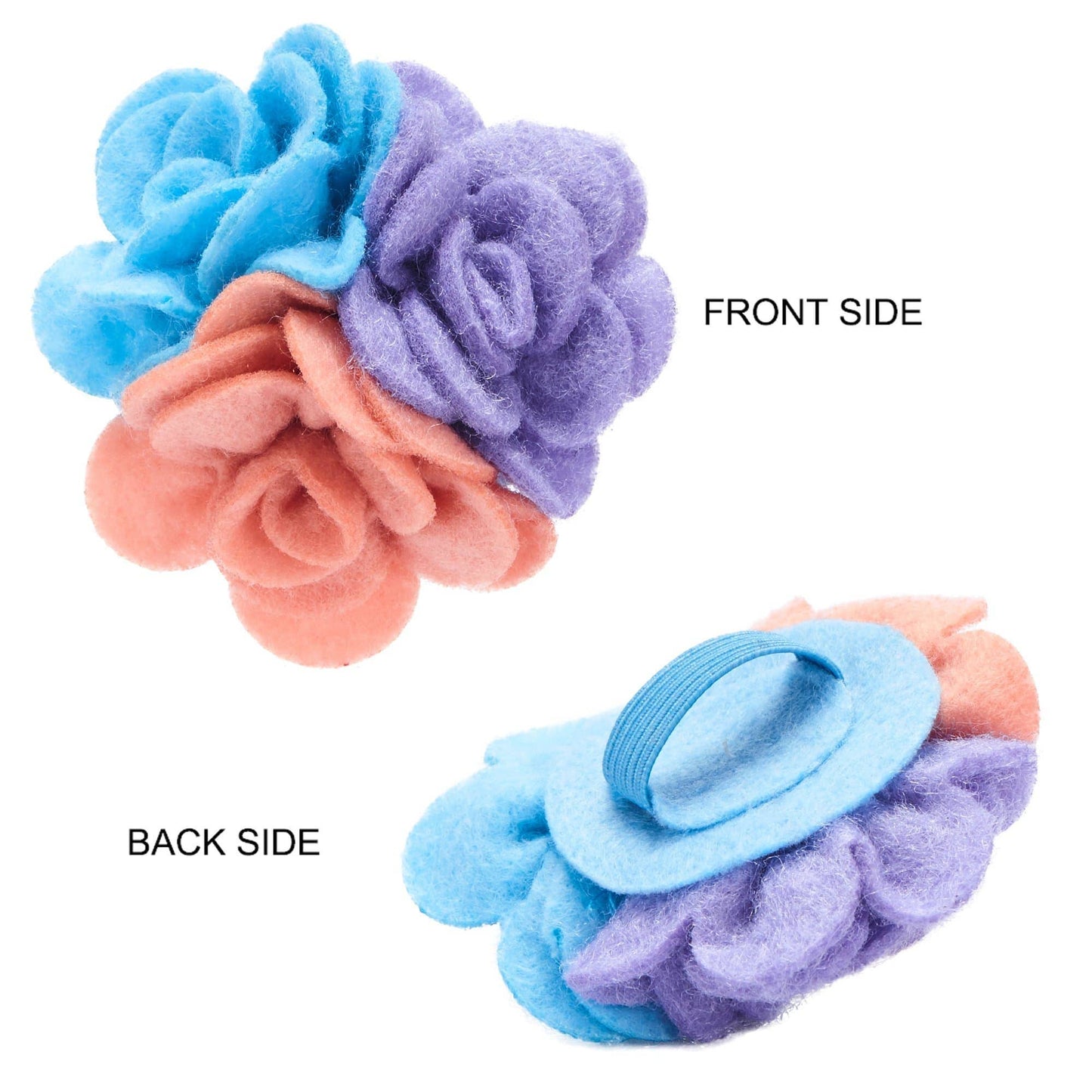 Floral Dog Collar with Flower - Assorted Colors